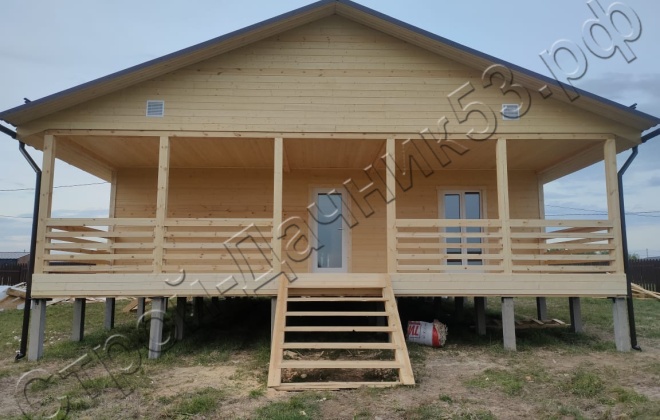 2 Каркасно-щитовой 13х10м, 130 М², Тверская область, Конаковский район, КП Экопарк Завидово. (5)